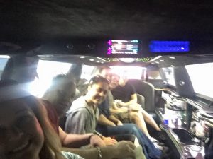 Inside Limo Ride